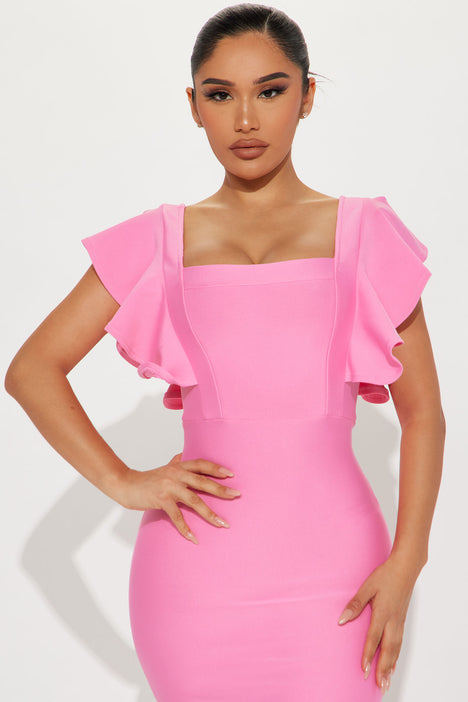 pink dress fashion nova